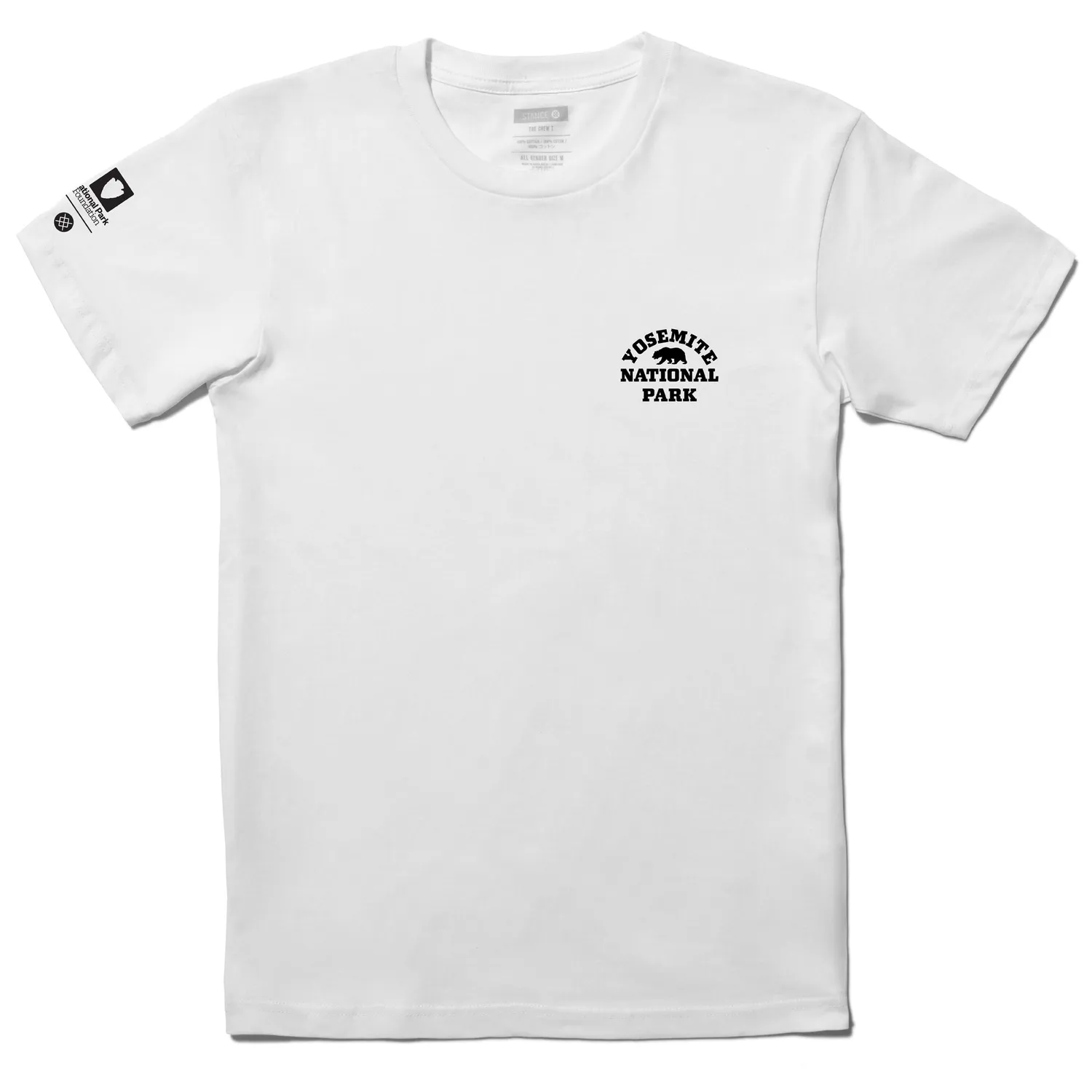 Stance National Parks Roadtrip t-shirt hvid bomuld