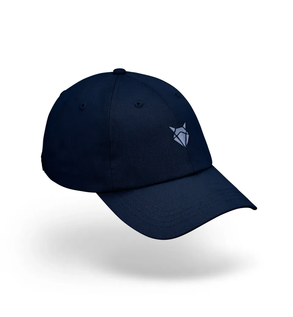 Incylence Base Cap V1 kasket navy blue bomuld