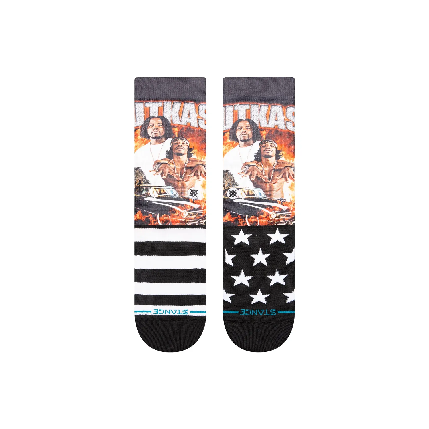 Stance Stankonia Crew sokker sort Outkast