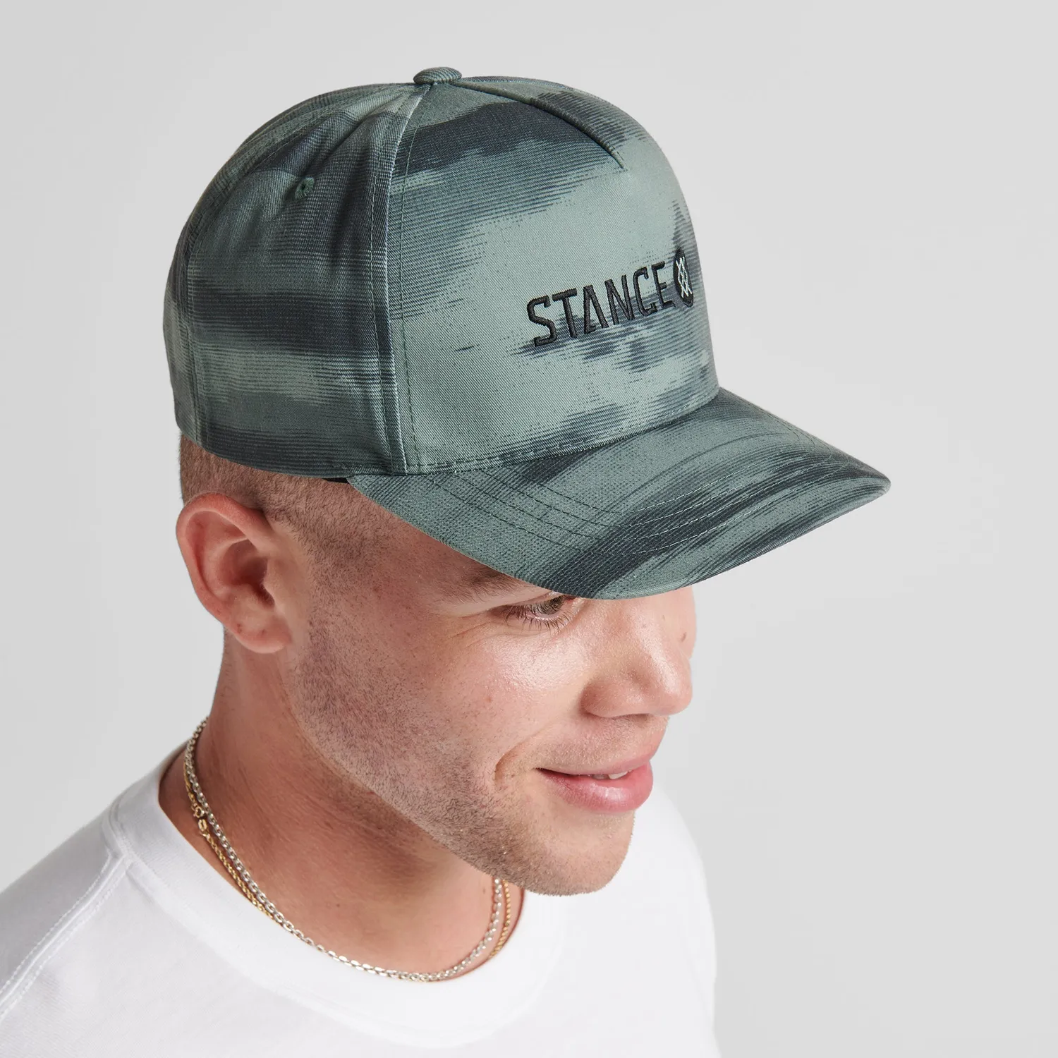 Stance Icon snapback kasket camo bomuld