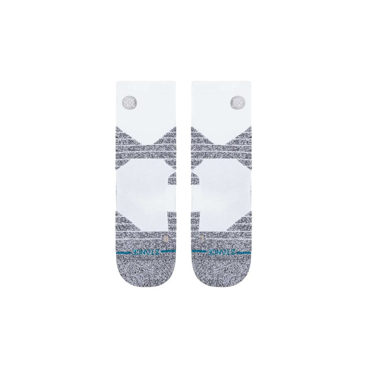 Stance Icon Sport Quarter løbestrømper hvid nylon