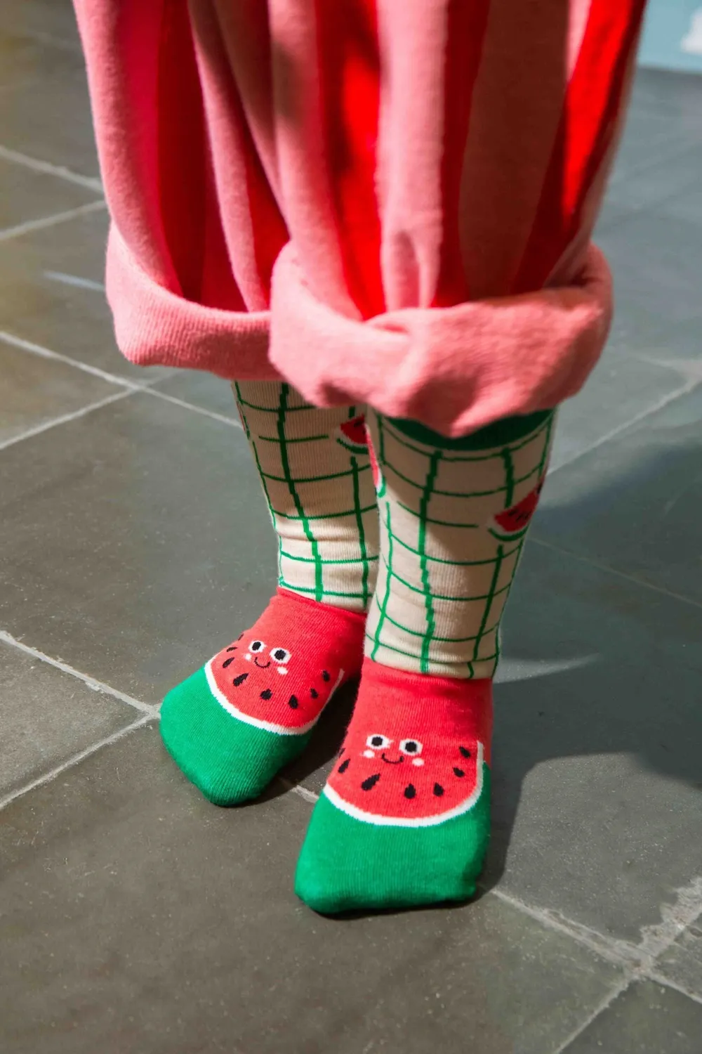 Eat My Socks Fresh Melon børnesokker vandmelon
