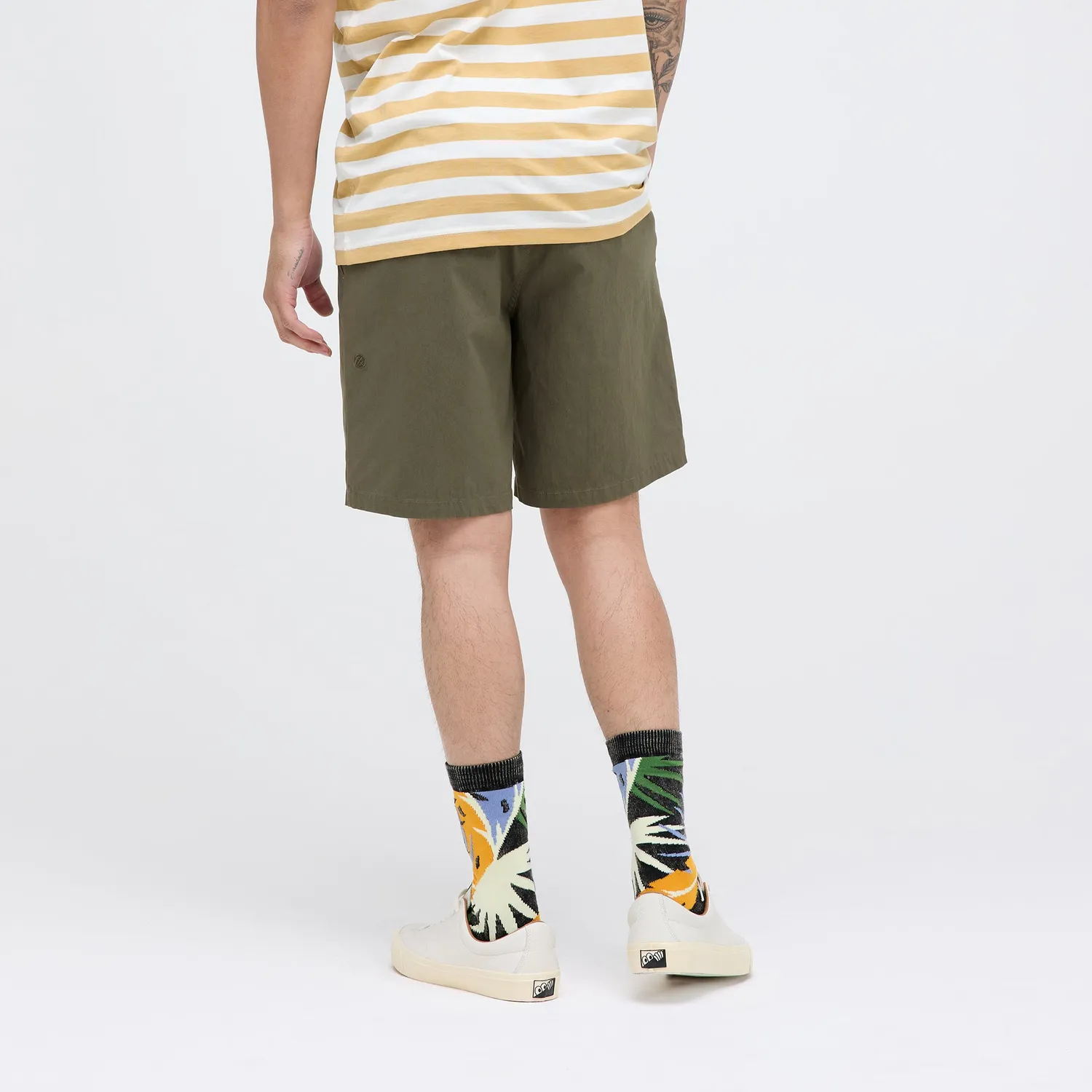 Stance Compound Chino shorts oliven – strækbar pasform