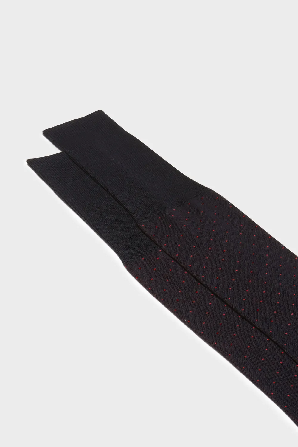 Bresciani Essentials Fabio strømper navy prikker