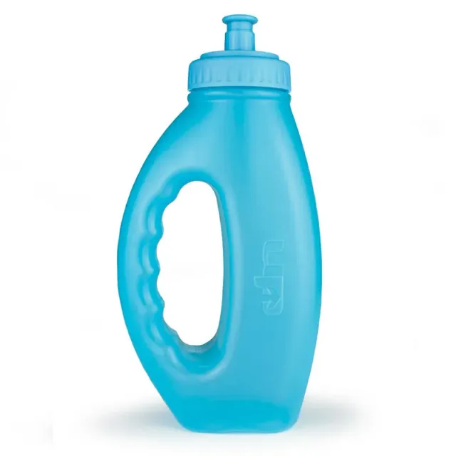 1000 Mile løbedrikkedunk 580ml virgin plast blå