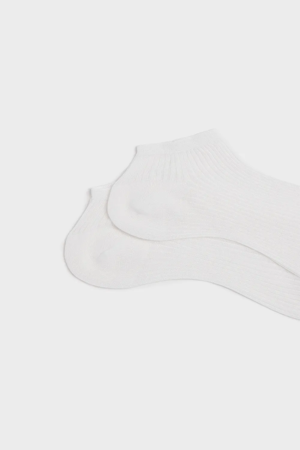 Bresciani Essentials Sofia ankelstrømper offwhite bomuld
