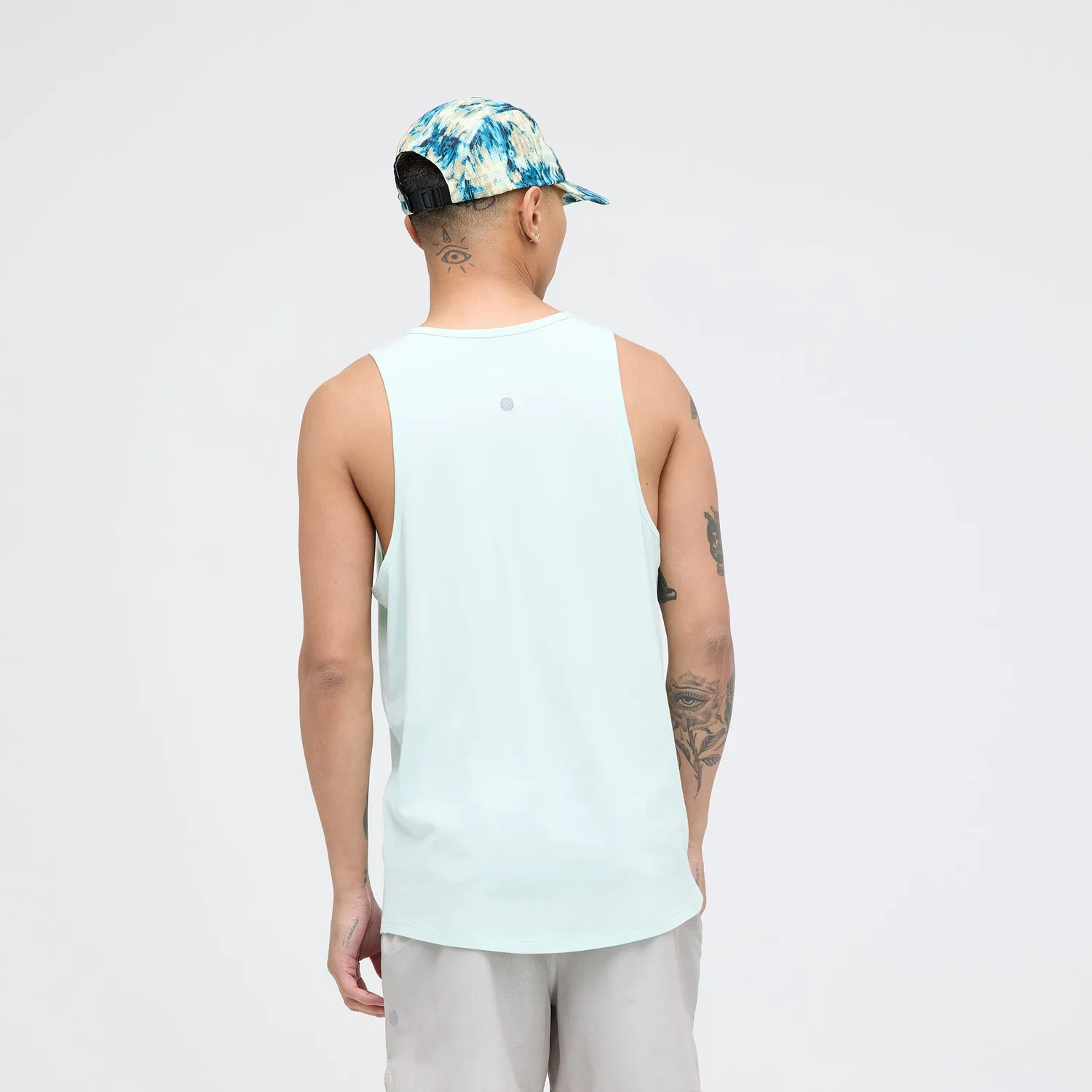 Stance Fragment 2.0 tank top isblå åndbar