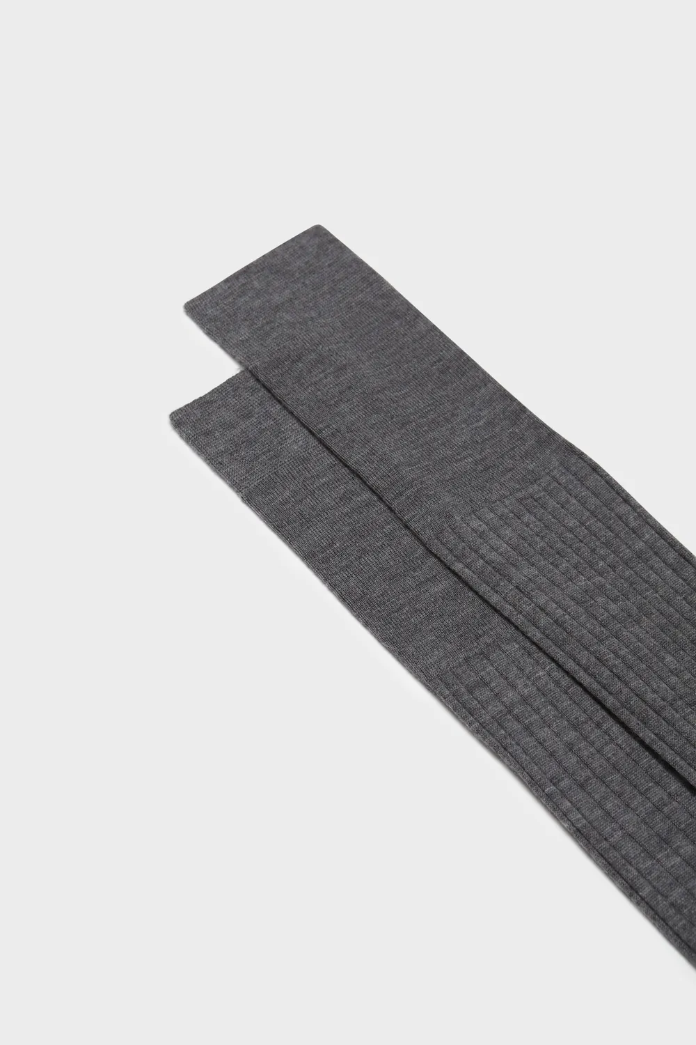 Bresciani Essentials Ascanio sokker medium grey uld 1 par