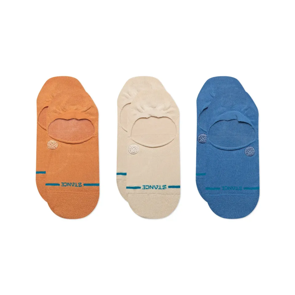 Stance Icon sneakersokker mango 3-pak bomuld