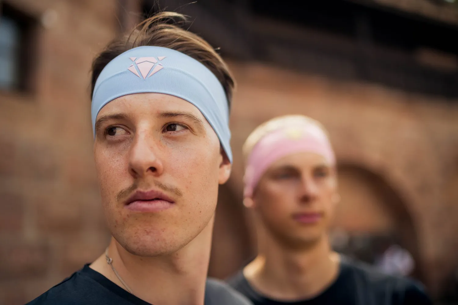 Incylence Headband V3 pandebånd narrow blå lyserød holdbar