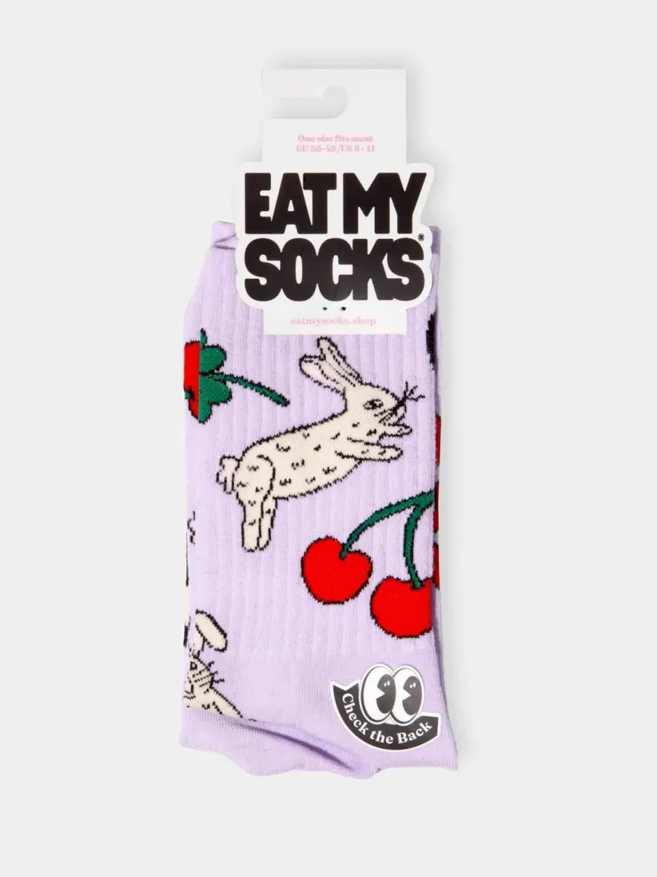 Eat My Socks Good Luck strømper lavendel held