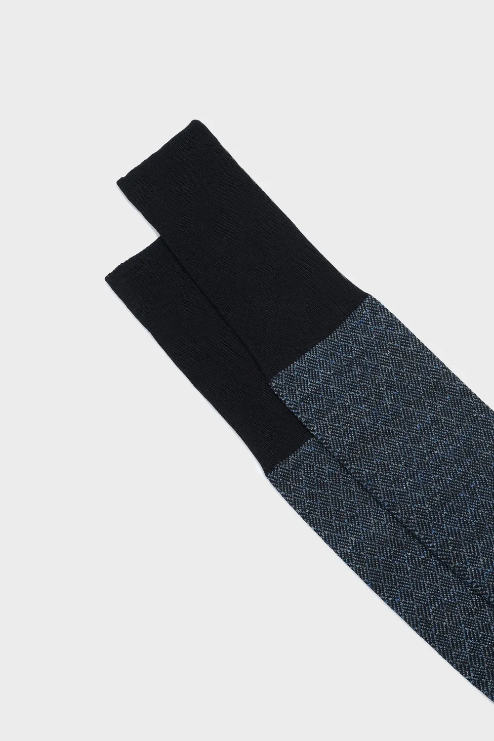 Bresciani Essentials Mattia herresokker navy-jeans bomuld hør