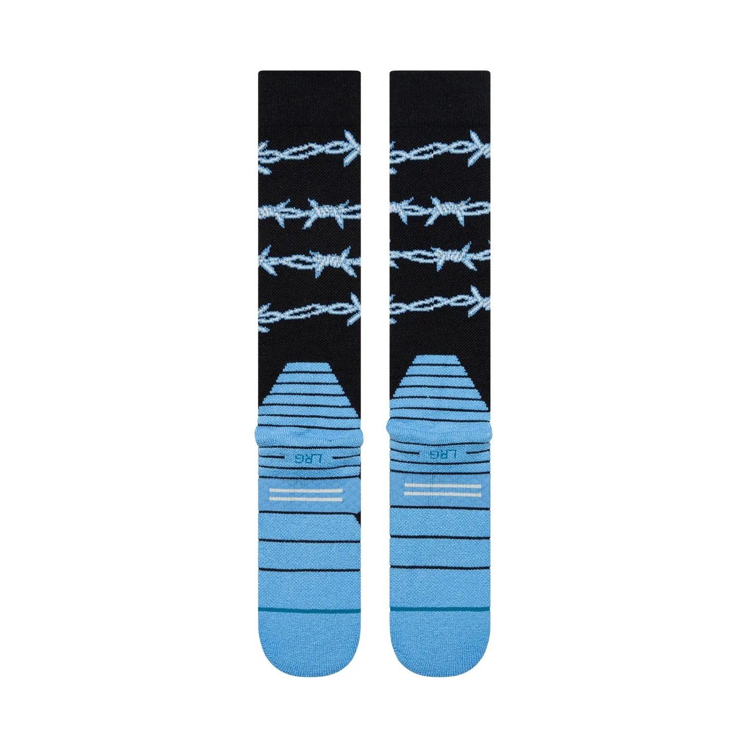 Stance Barbed Wire Mid Poly skistrømper blå OTC