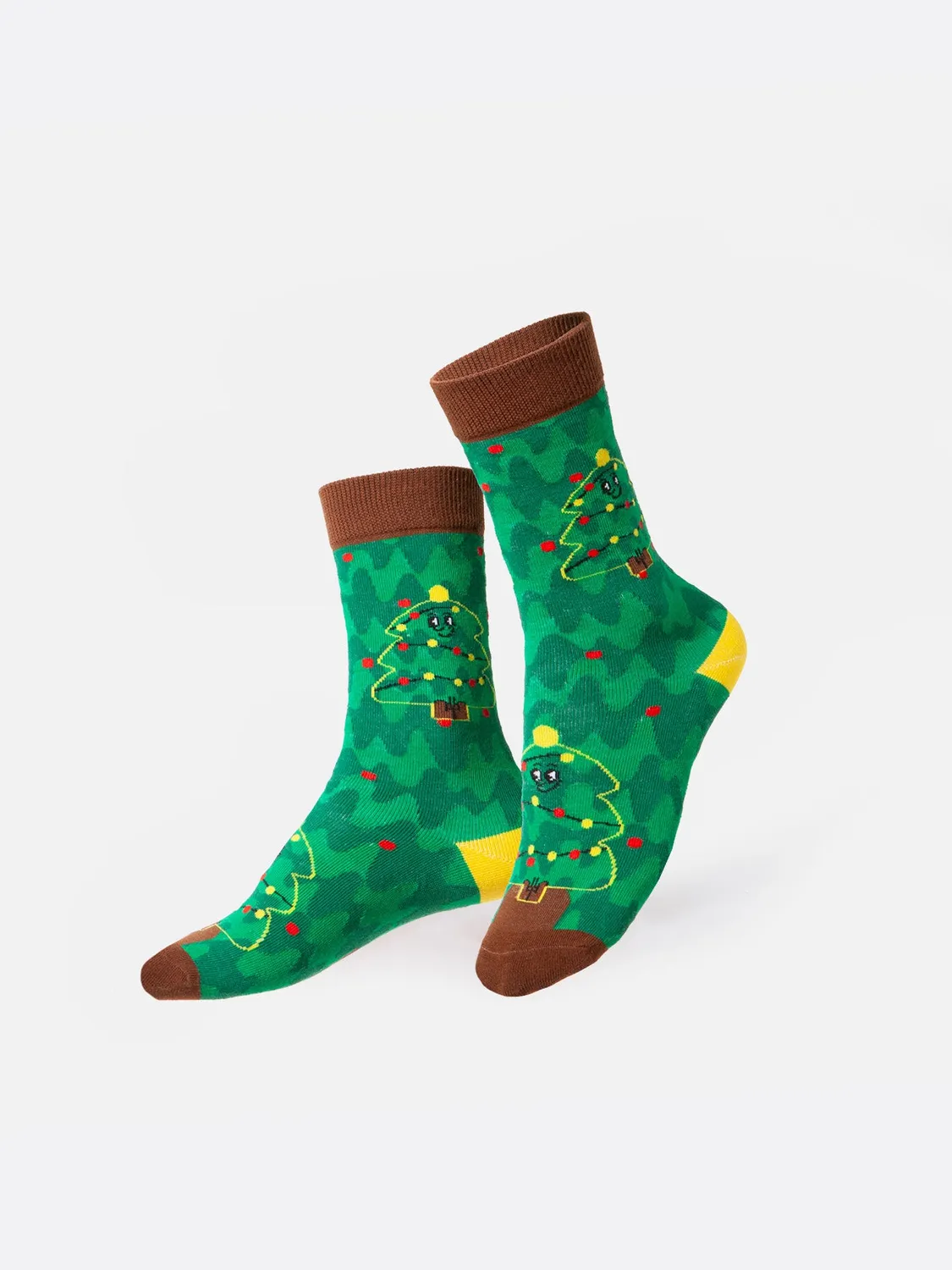 Eat My Socks Xmas Tree Kids børnesokker blød bomuld