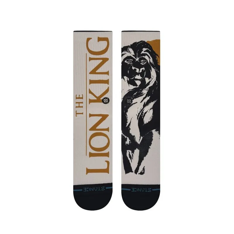 Stance Mufasa Crew strømper creme Disney medium