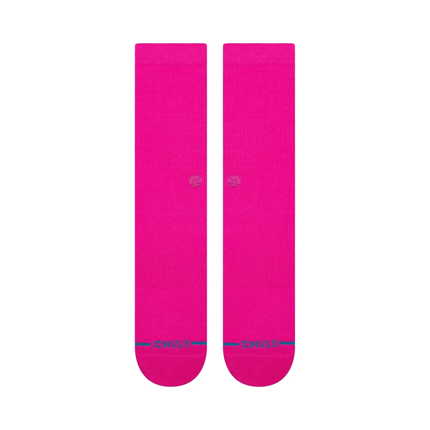 Stance Icon Crew sokker fuchsia medium støtte