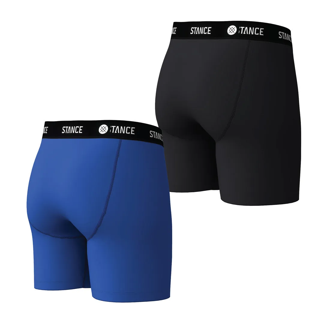 Stance Solid Boxer Brief boxershorts cobalt blue 2-pak