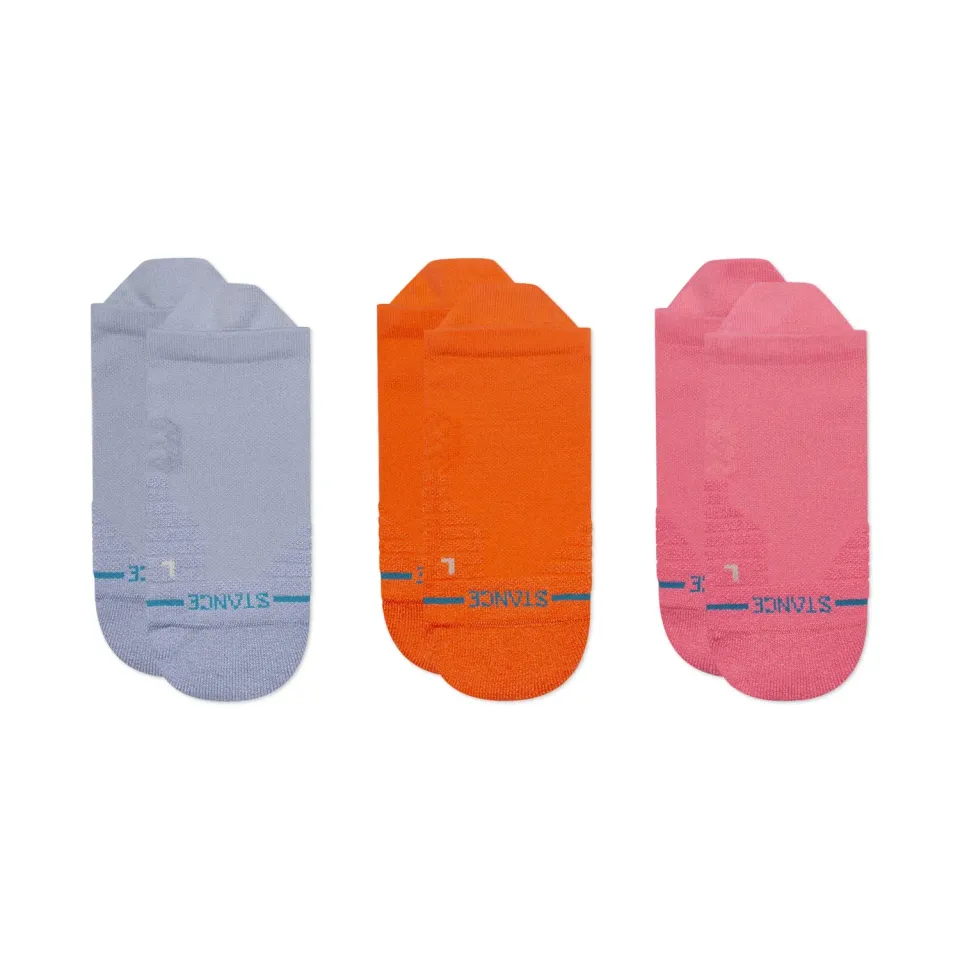 Stance Solid Mid Tab ankelstrømper blå 3-pak medium