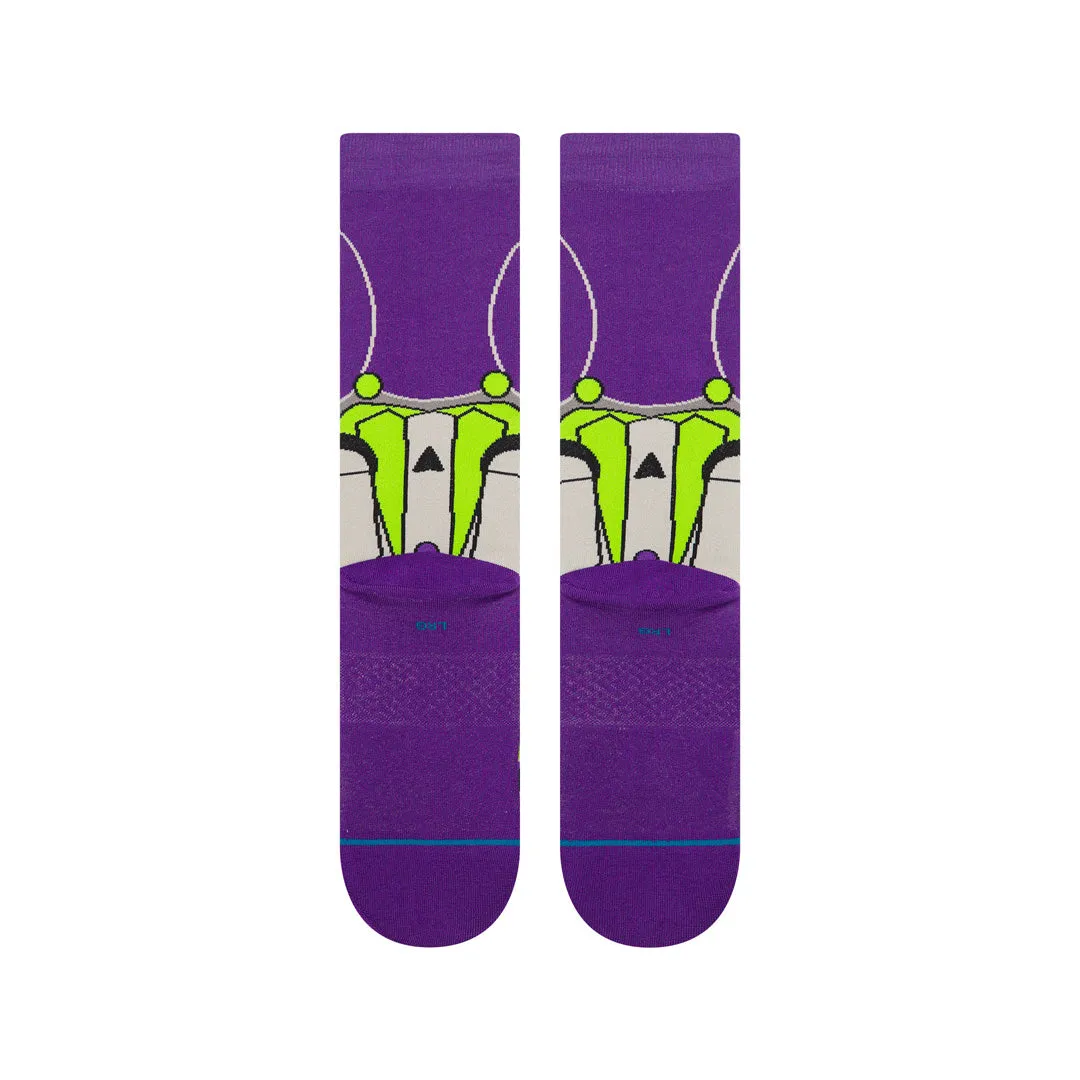 Stance Buzz crew strømper lilla Toy Story bomuld