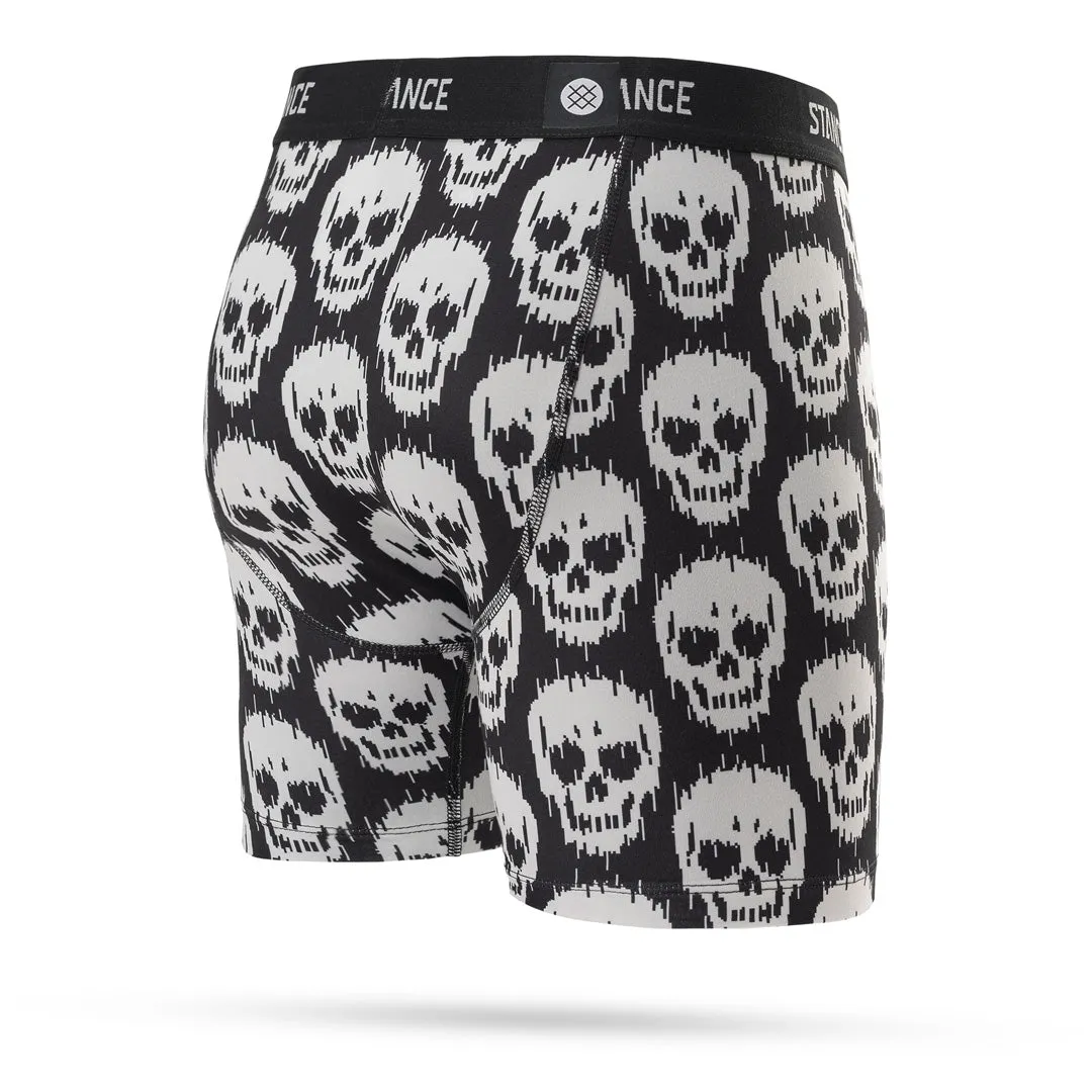 Stance Skulls boxershorts sort polyester herre