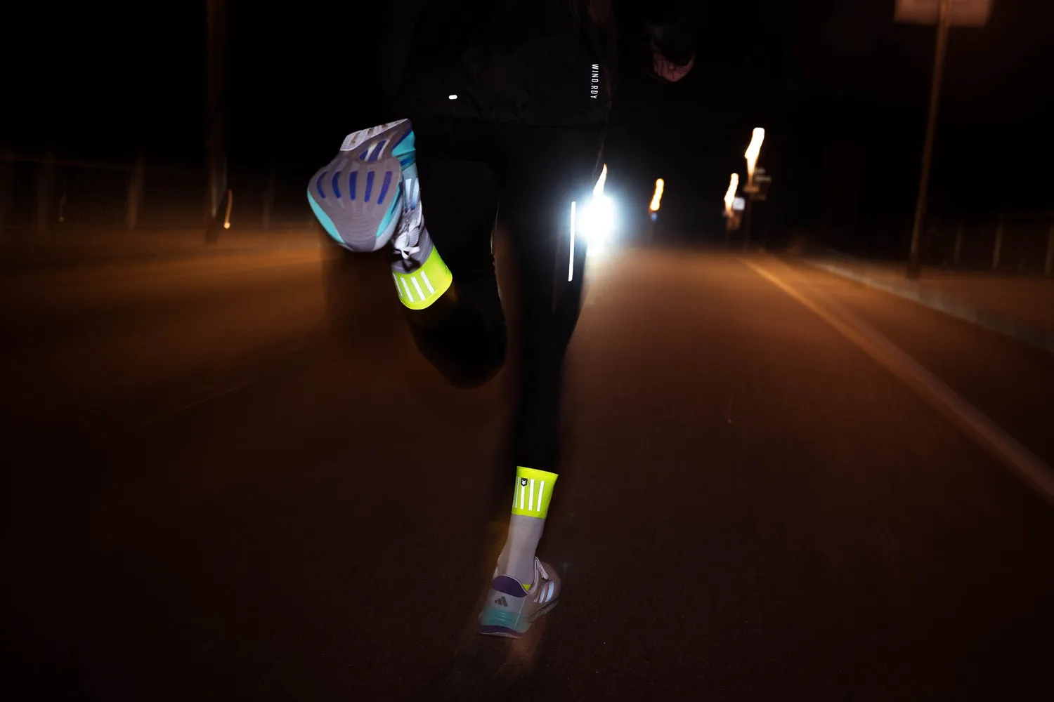 Incylence High-Viz V3 Canary løbestrømper gul refleks