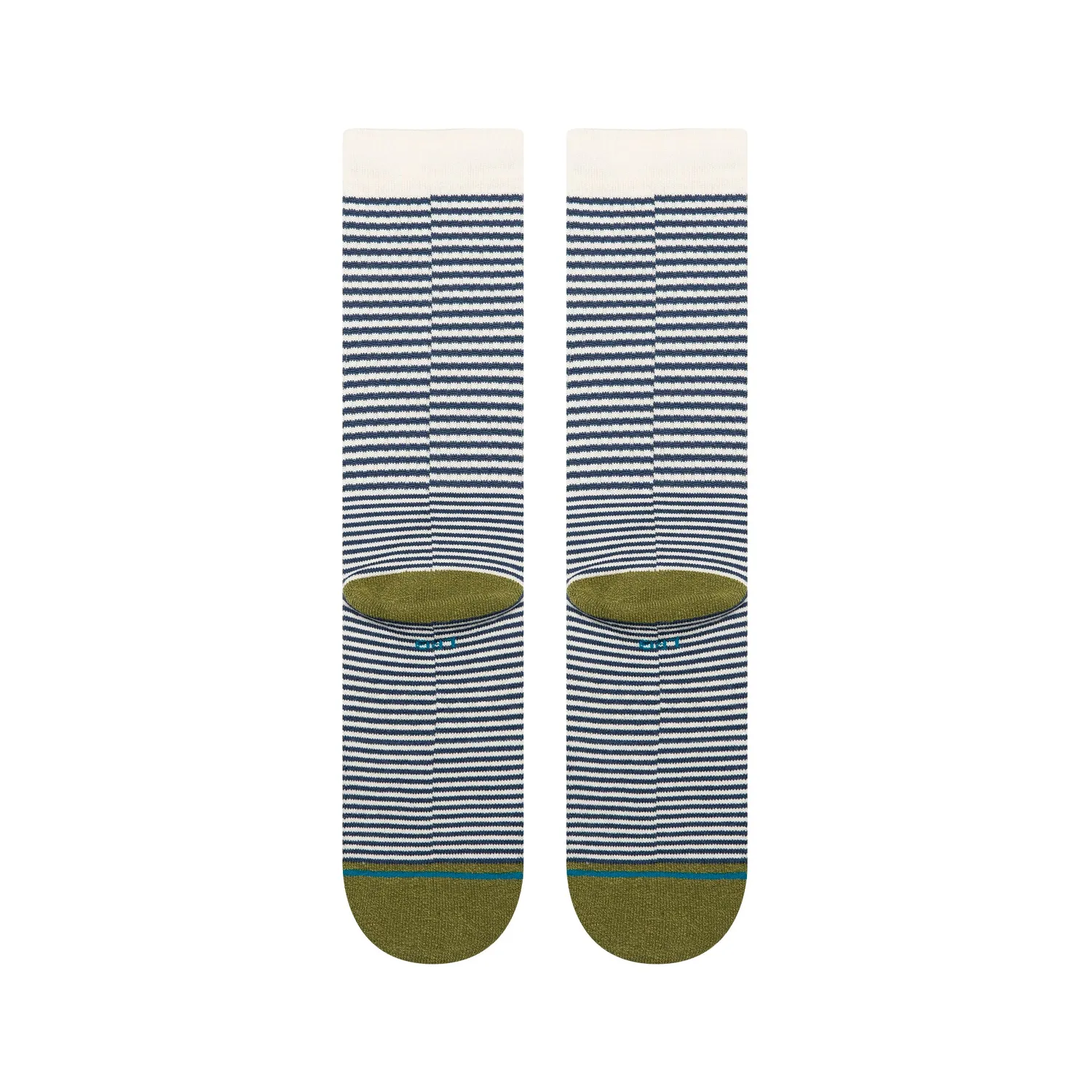 Stance Mini Bar Crew strømper oliven M blød