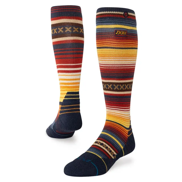 Stance Curren Parks skisokker navy medium polstring