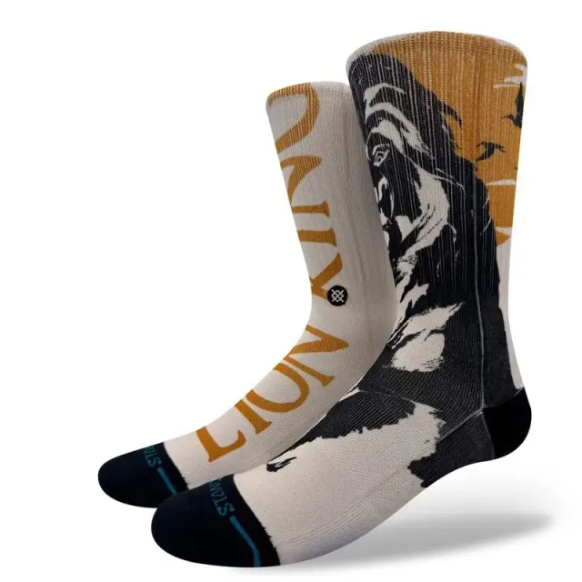 Stance Mufasa Crew strømper creme Disney medium