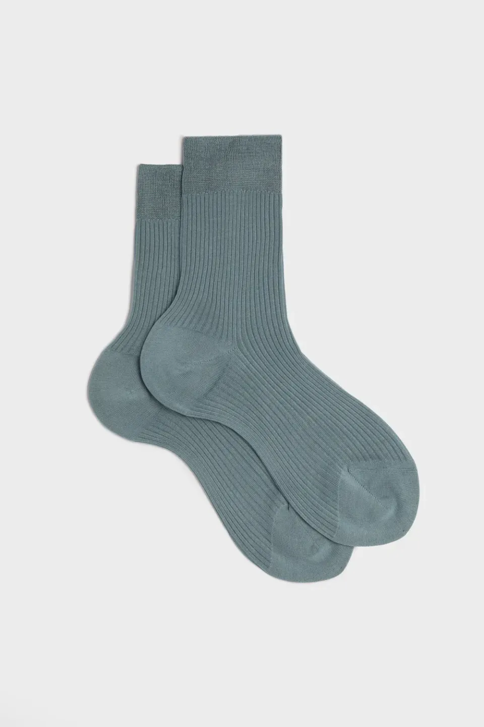 Bresciani Essentials Gaia strømper petrol bomuld
