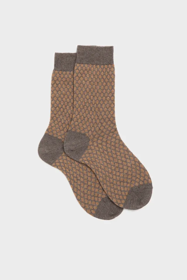 Bresciani Essentials Giada dame strømper beaver uld
