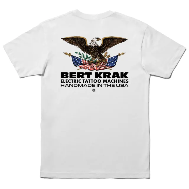 Stance Bert Krak Handmade t-shirt hvid bomuld