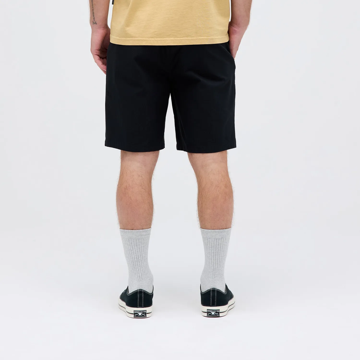 Stance Compound Chino shorts true black stretch