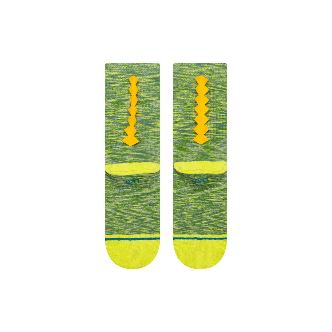 Stance Kids Spikey crew sokker grøn medium