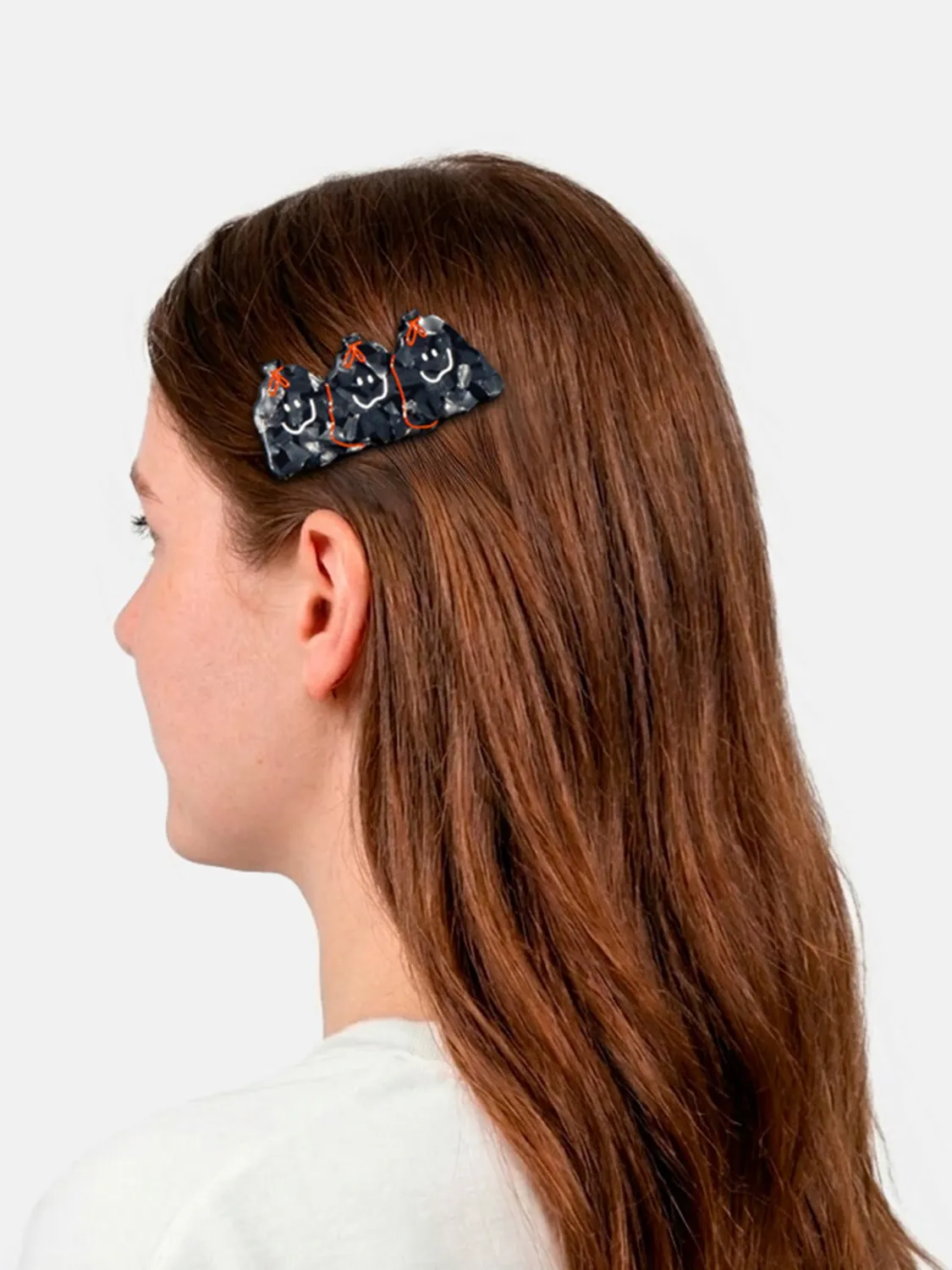 Eat My Socks Trash Bag Hair Clip hårspænde acetat