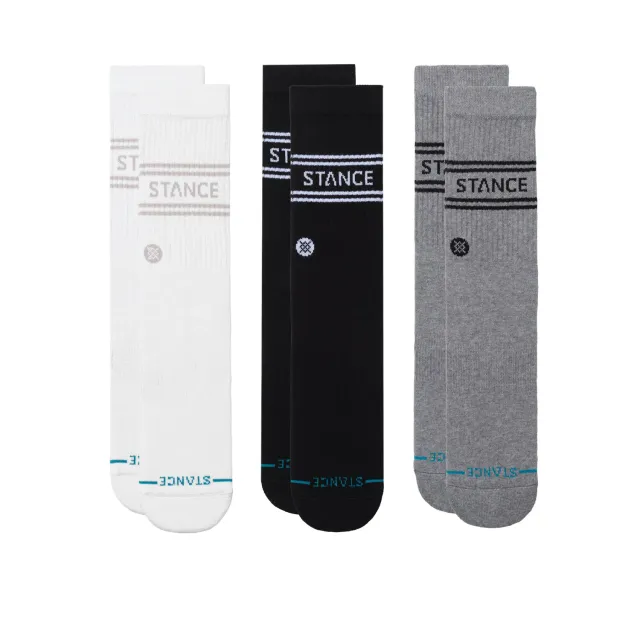 Stance Vital Crew strømper multi 3-pak L medium