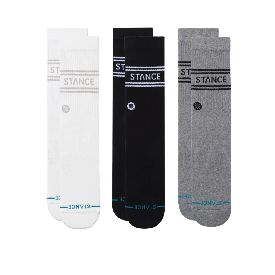 Stance Vital Crew strømper multi 3-pak L medium