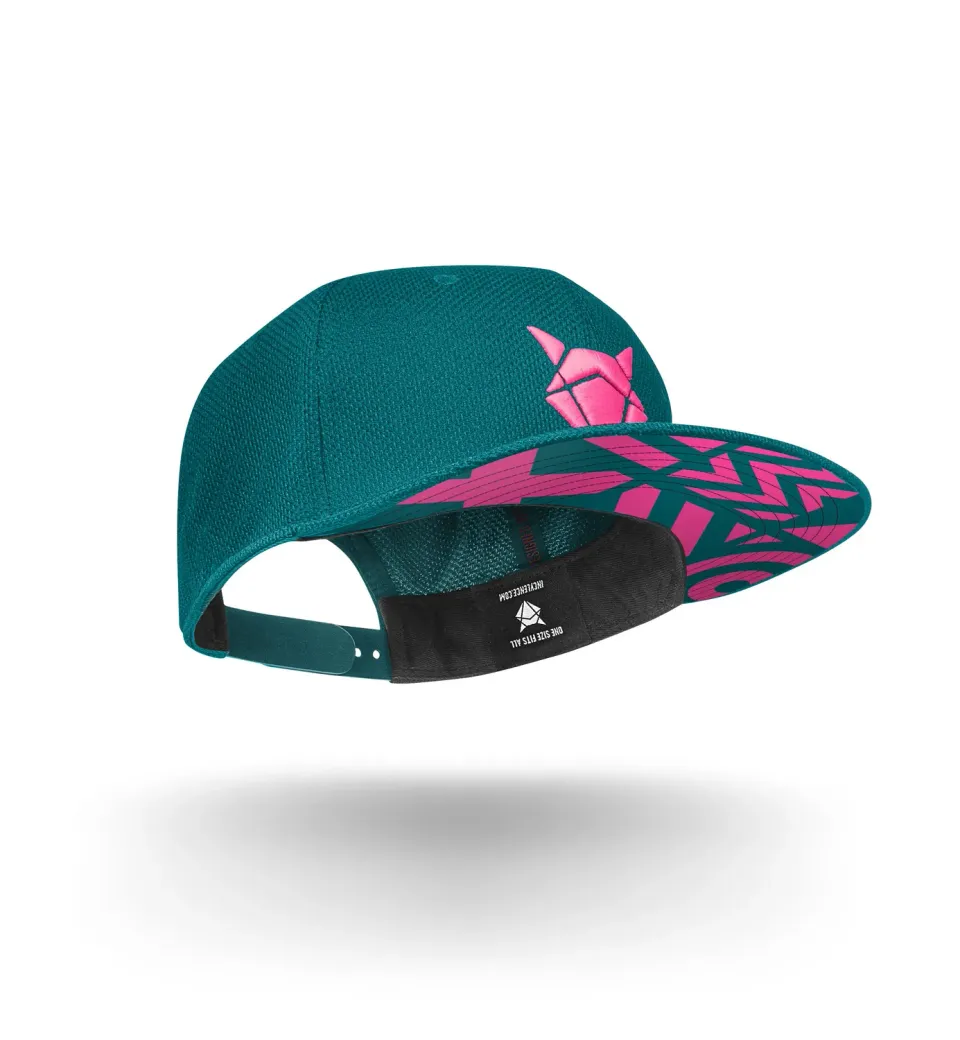 Incylence Cap Elements V2 kasket petrol pink One Size åndbar