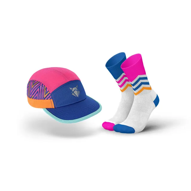 Incylence Bundle Color Rush løbesokker Blue Pink løb