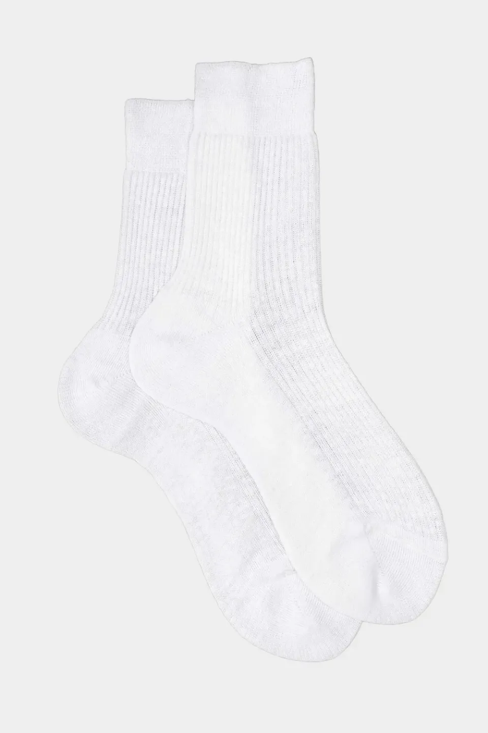 Bresciani Essentials Sara strømper offwhite hør dame