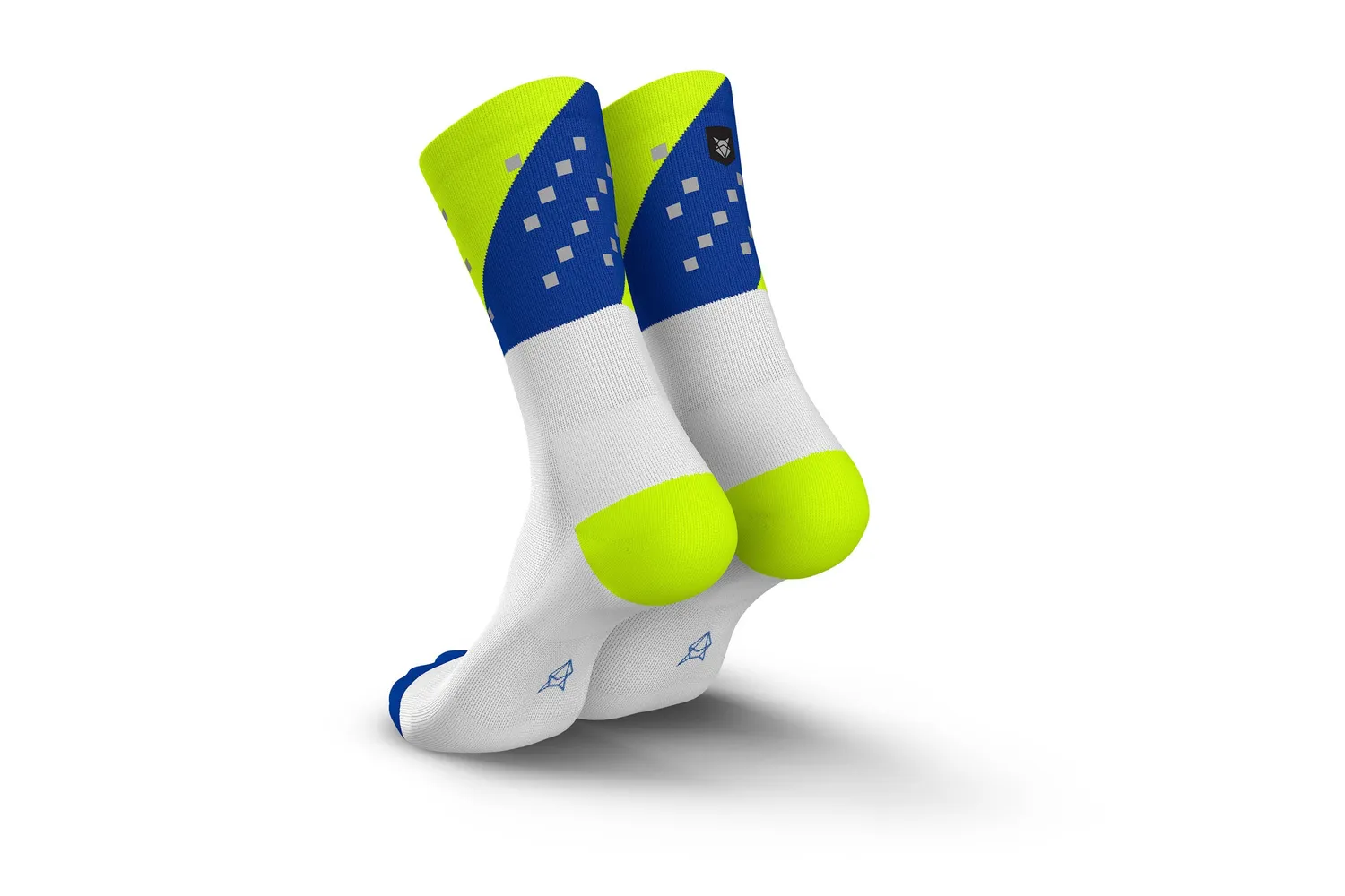 Incylence High-Viz V4 Canary Blue løbestrømper refleks
