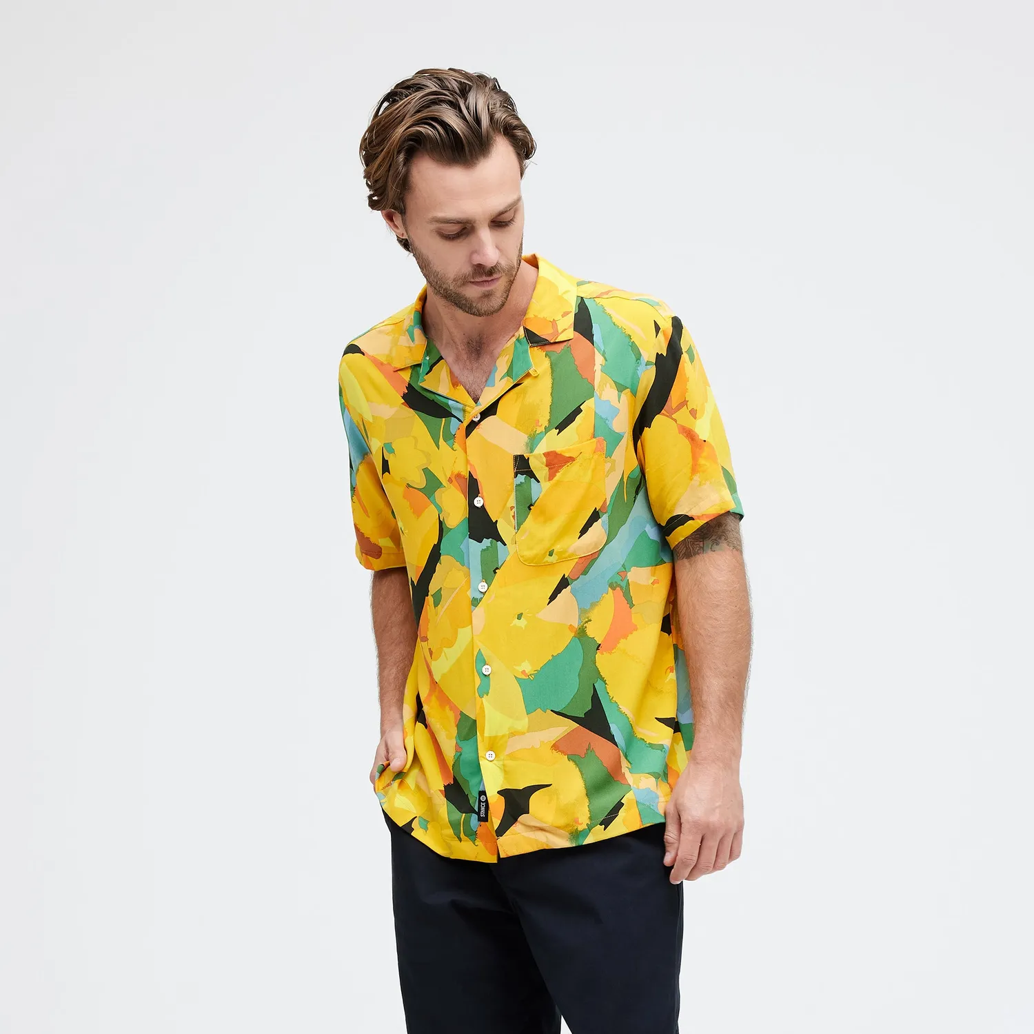 Stance Yoto Button Up T-shirt Tropical – let pasform
