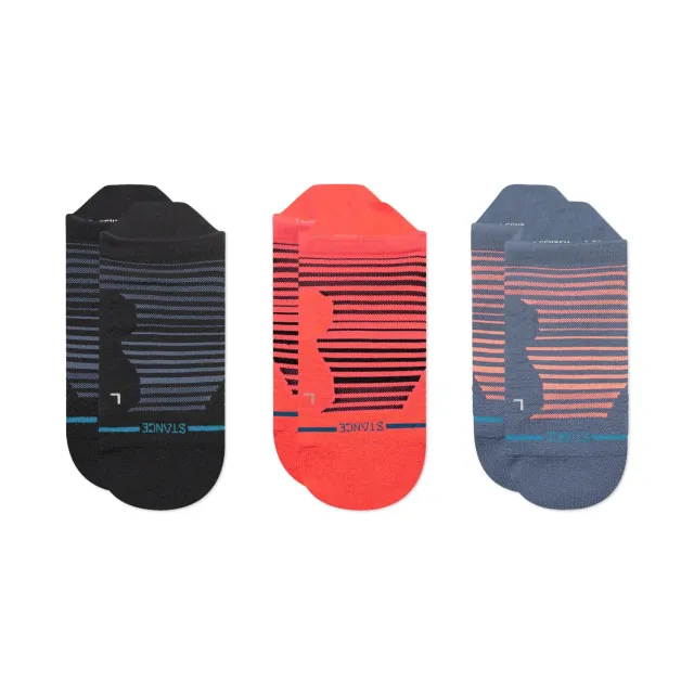 Stance Cassette Light Tab løbestrømpe 3-pak sort tynd