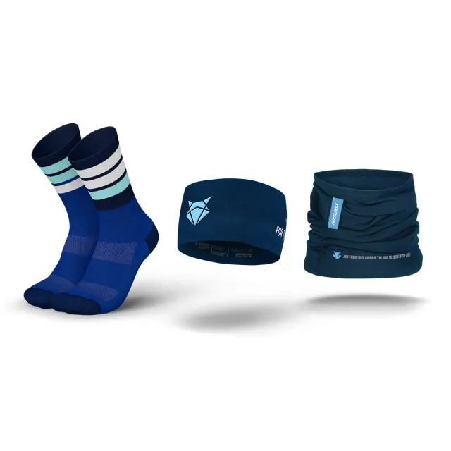 Incylence Winter Essentials strømpesæt navy blue uld