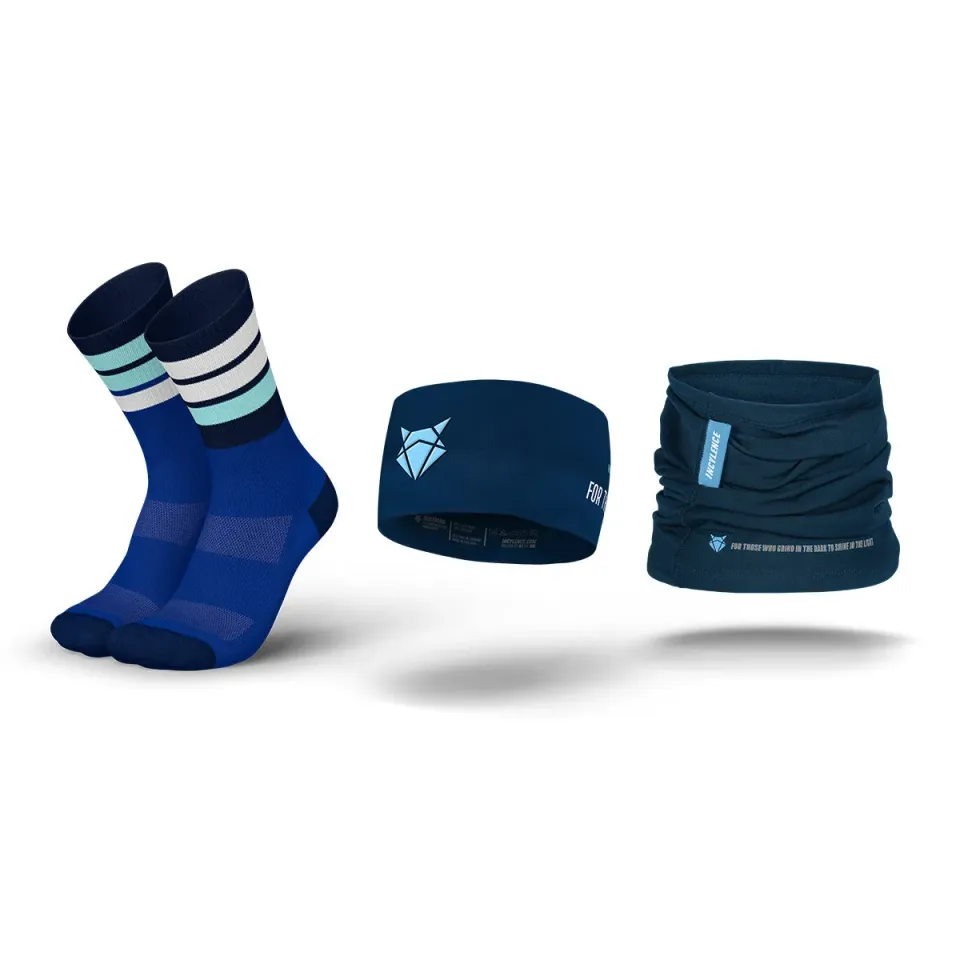 Incylence Winter Essentials strømpesæt navy blue uld