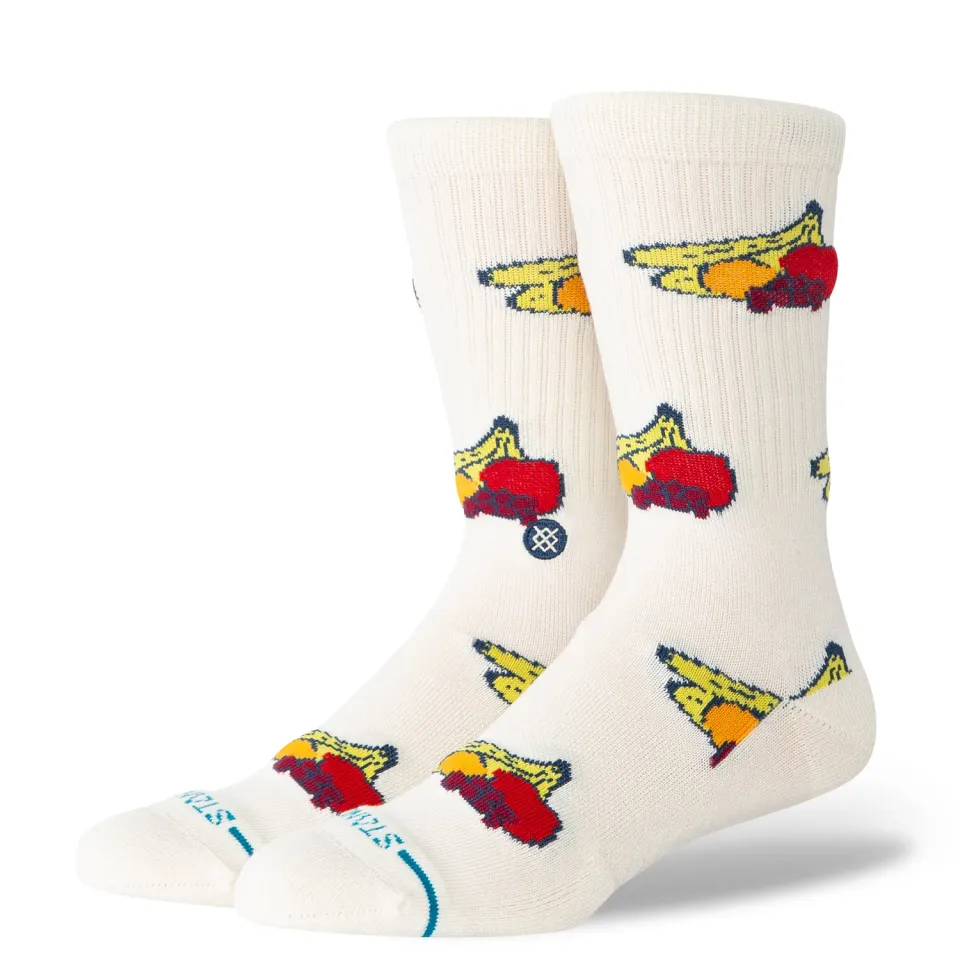 Stance Fruits crew strømper canvas kæmmet bomuld