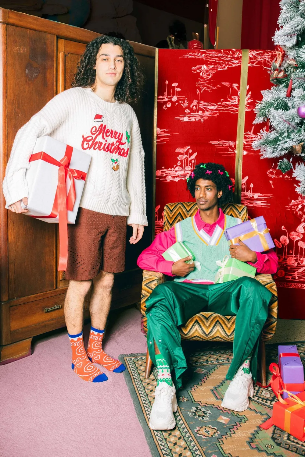 Eat My Socks Xmas Jumper sokker julesweater