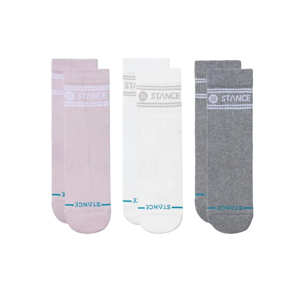 Stance Vital quarter strømper lilla 3-pak bomuld
