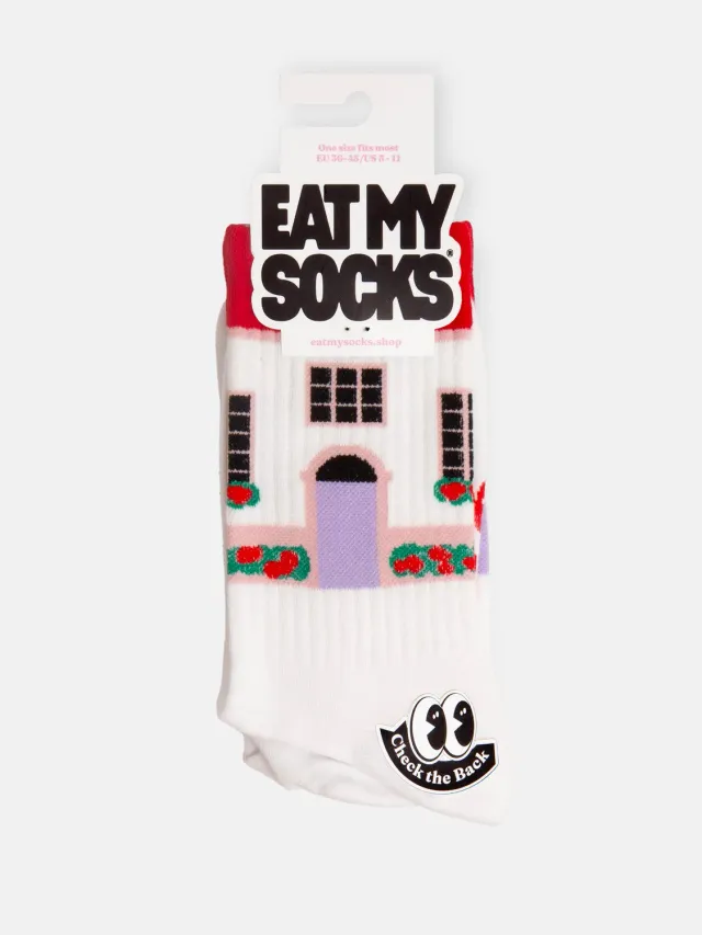 Eat My Socks House sokker 1 par hjemme