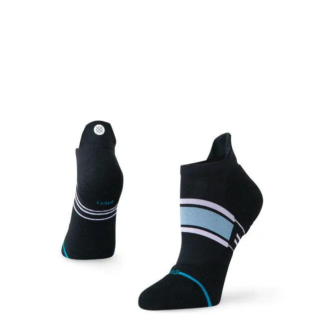 Stance Striped Light Tab løbestrømper sort lette