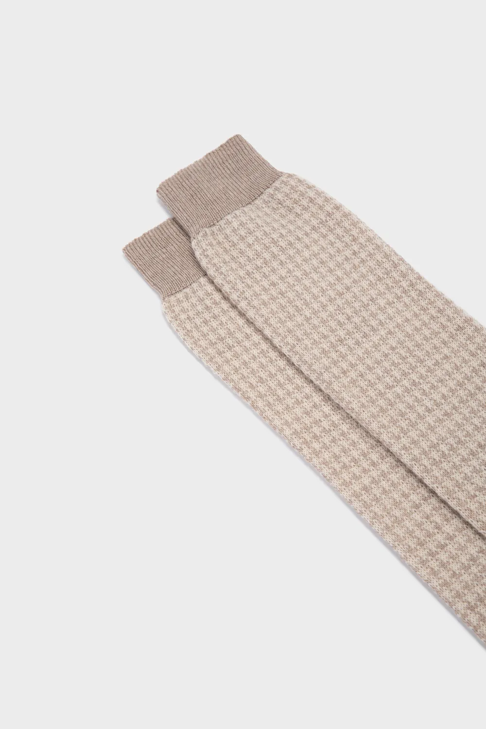 Bresciani Egon strømper brun uld cashmere